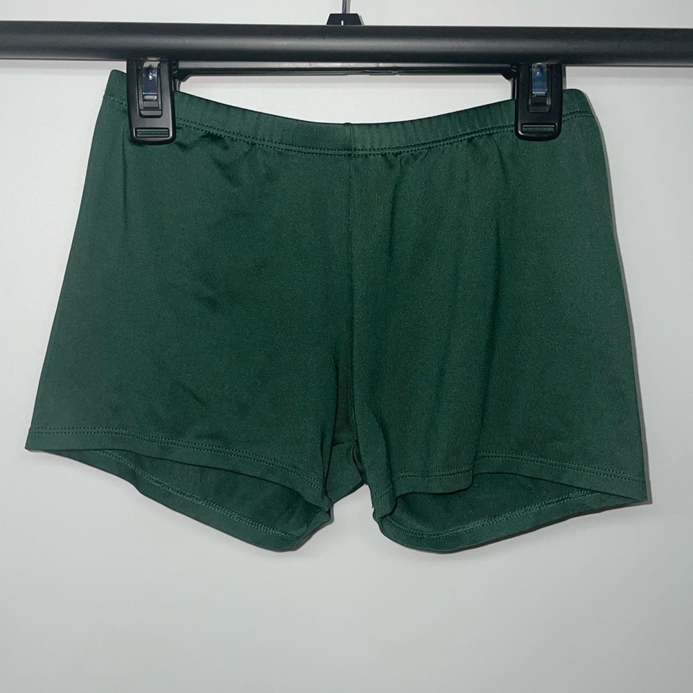 Varsity Spirit green boy cut Cheer Spanx